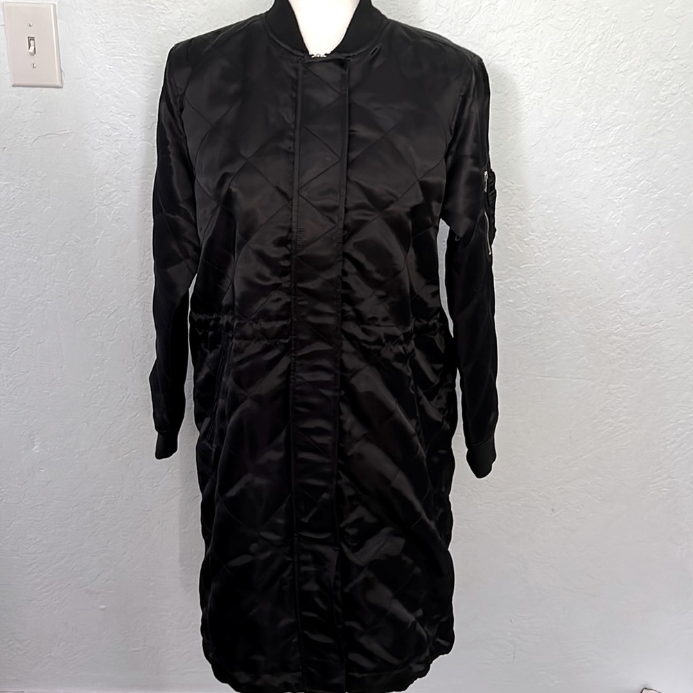 Gap Black Trench Coat over size